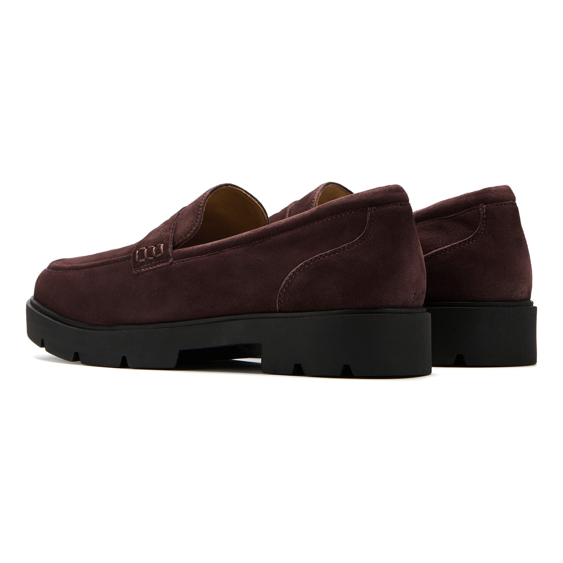 Boulevard Loafer, Alternate, color, Chocolate Suede