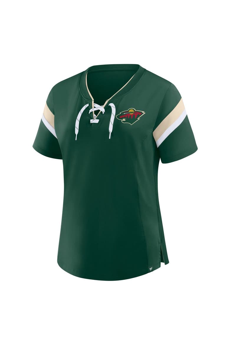 Women's Fanatics Green Minnesota Wild Offside Athena T-Shirt, Alternate, color, Green