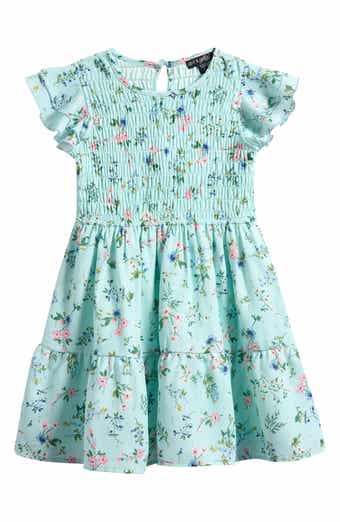 Kids' Ruffle Smocked Tiered Dress