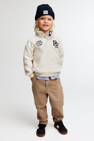H&M Washed Cotton Twill Trousers
