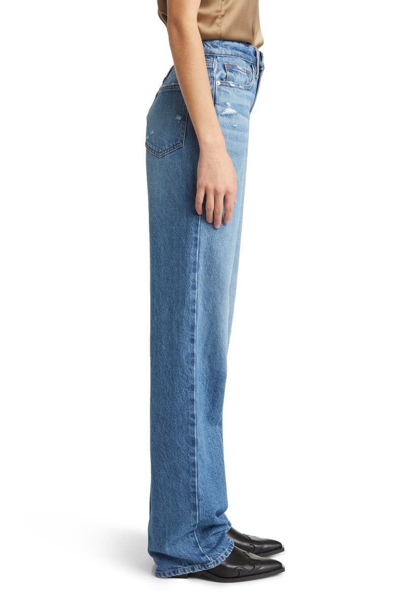 Le Jane High Waist Straight Leg Jeans, Alternate, color, MARINER