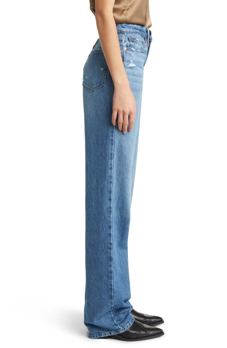 FRAME Le Jane High Waist Straight Leg Jeans, Alternate, color, Mariner