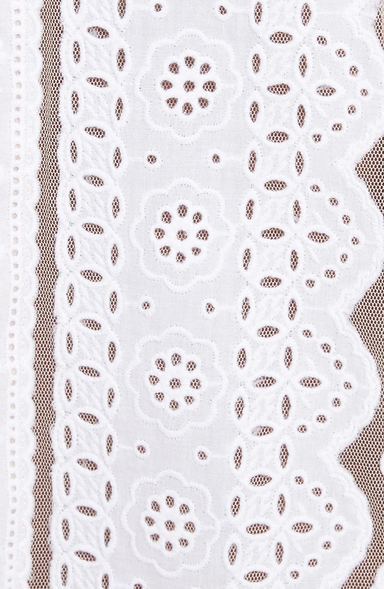 Sea Luna Cotton Eyelet Top, Alternate, color,