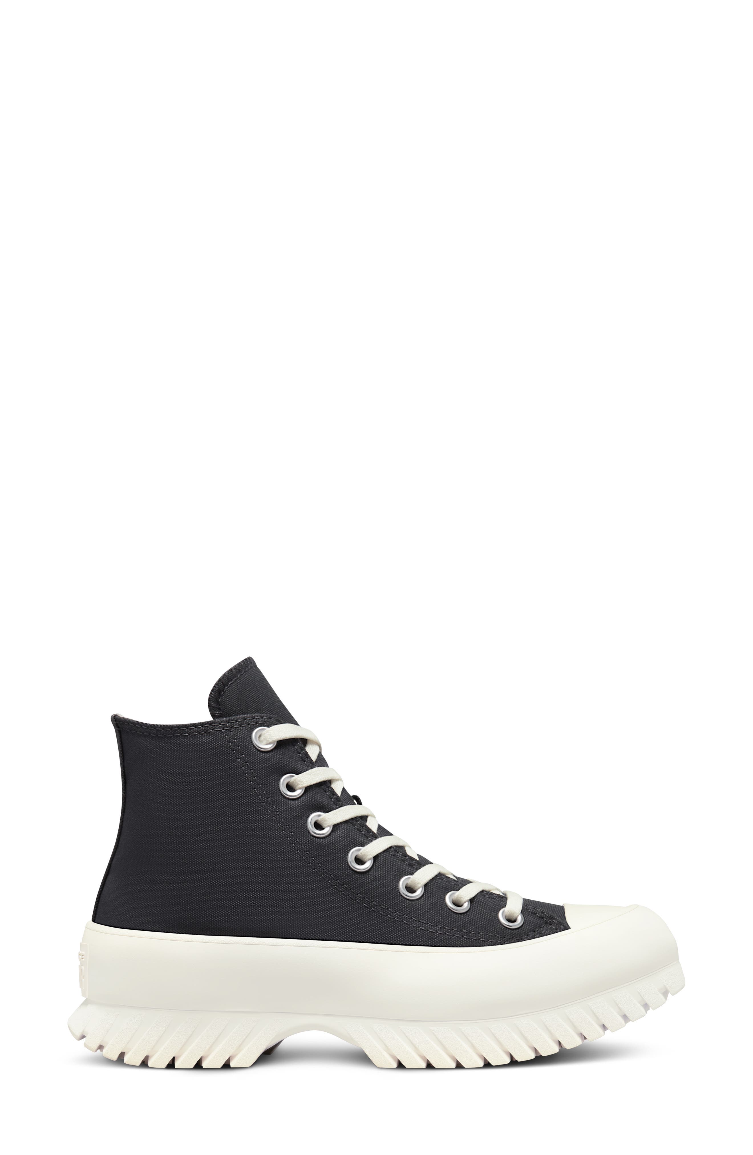 Chuck Taylor® All Star® Lugged High Top Sneaker, Alternate, color, DK SMOKE GREY/ BLACK/ EGRET