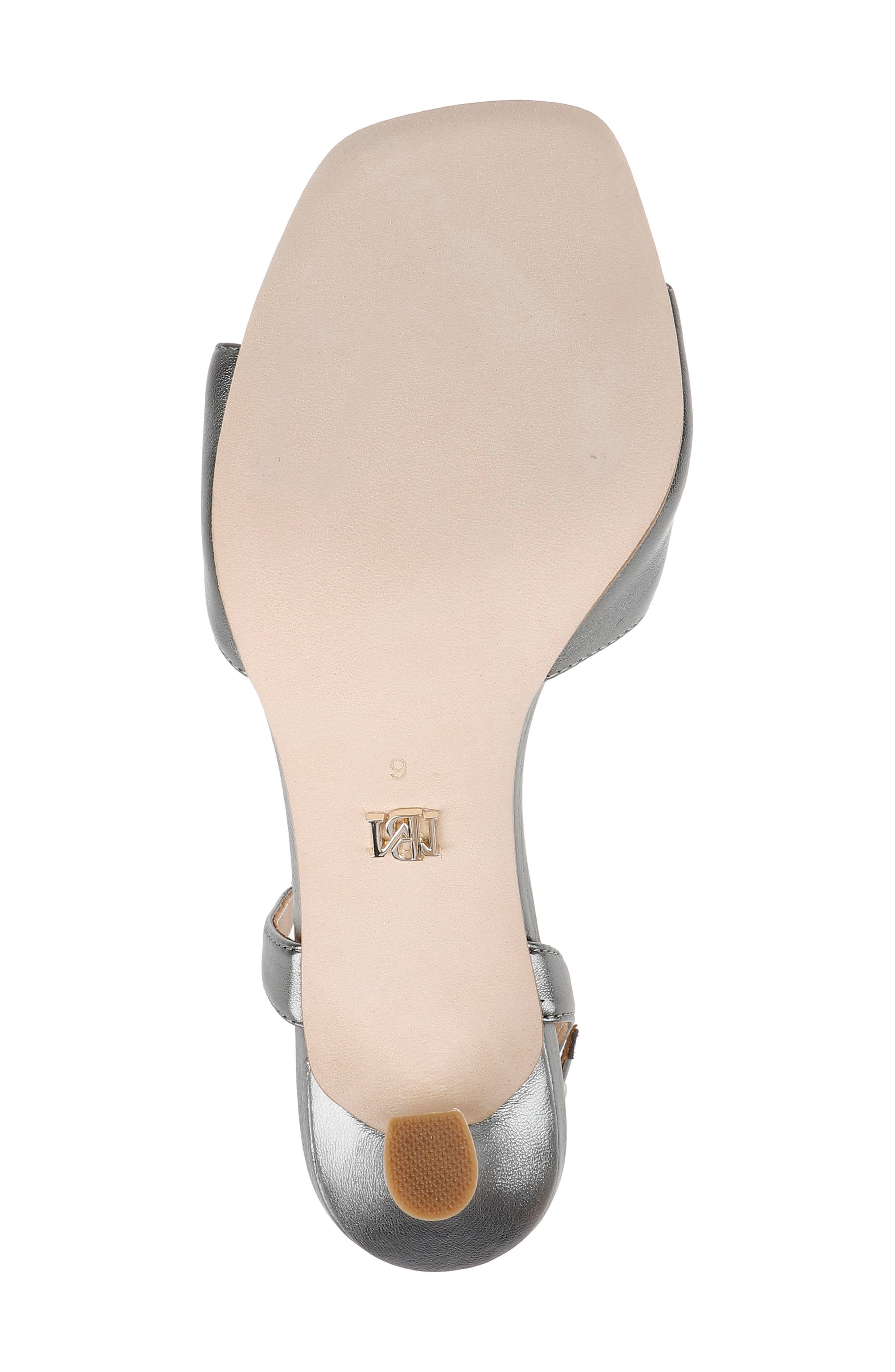 Badgley Mischka Collection Anessa Slingback Sandal, Alternate, color, Silver Antique