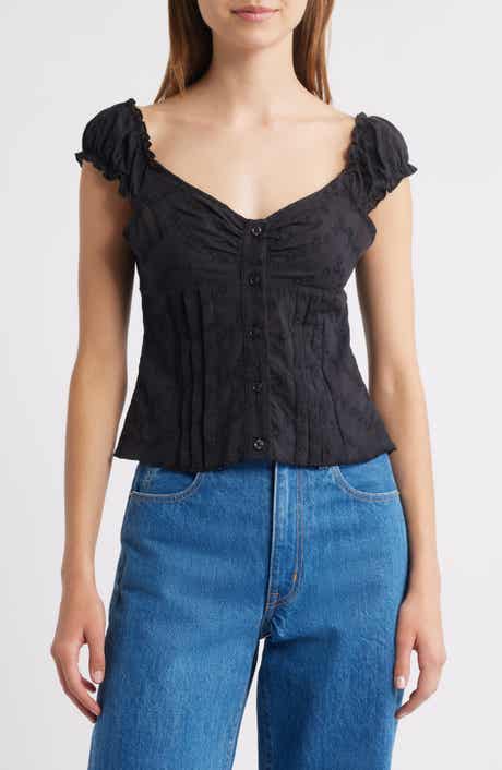 Bella Venice Embroidered Crop Top