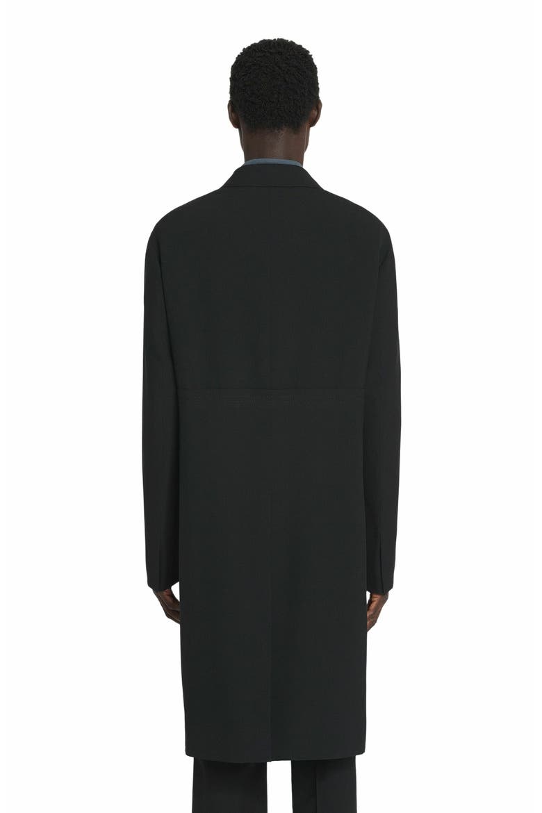Wool Coat, Alternate, color, Black