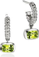 John Hardy Heishi Sterling Silver Peridot Drop Earrings