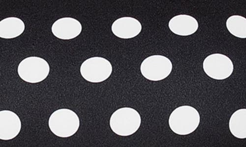 Alexia Admor Ida Fit And Flare Sleeveless Dress In Black White Polka Dots