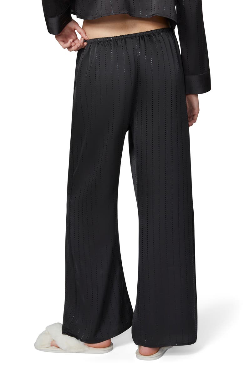 Florence by Mills Shine Satin Pants, Alternate, color, Black