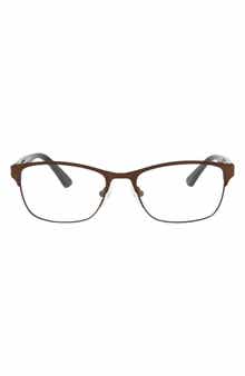 McQueen 49mm Core Rectangle Optical Glasses