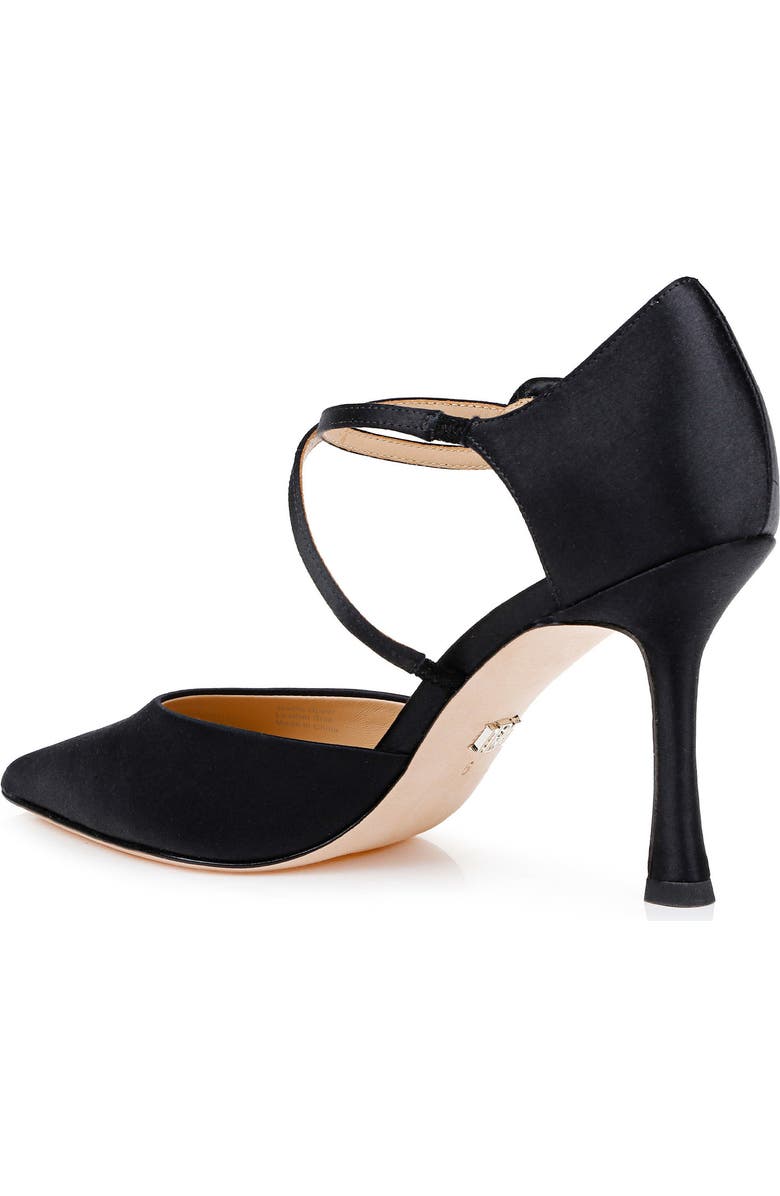Badgley Mischka Collection Jayden Ankle Strap Pointed Toe Pump, Alternate, color,