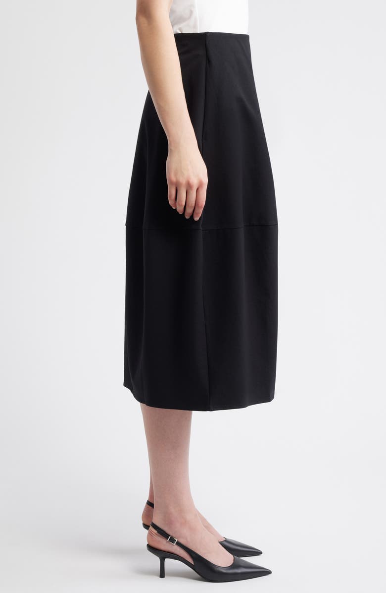 COS Kalle Midi Skirt, Alternate, color, Black Dark