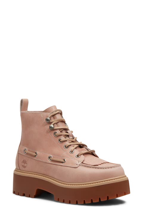 Stone Street Platform Kiltie Boot