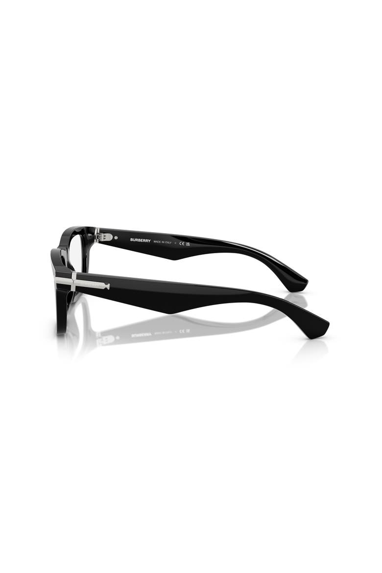 53mm Rectangle optical glasses, Alternate, color, Black