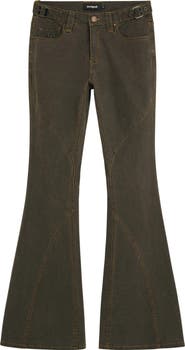 Desigual Low Rise Flare Jeans