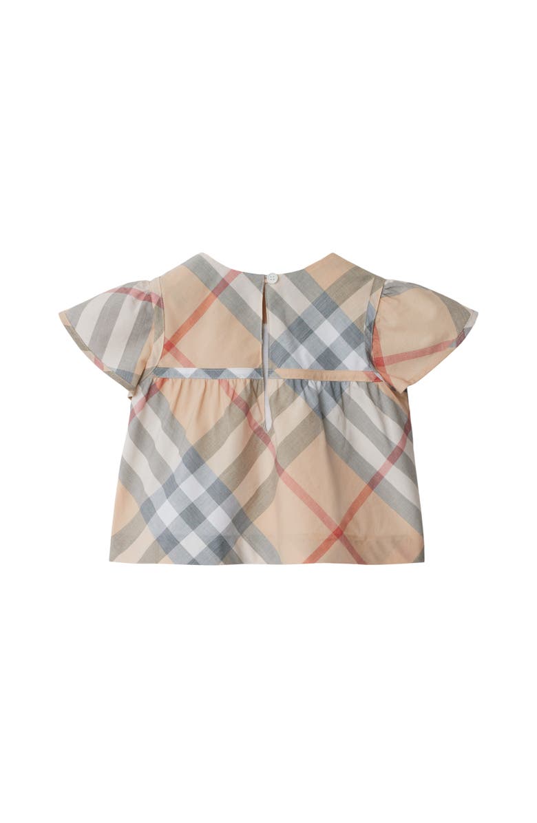 Burberry Check Cotton Blouse, Alternate, color, 