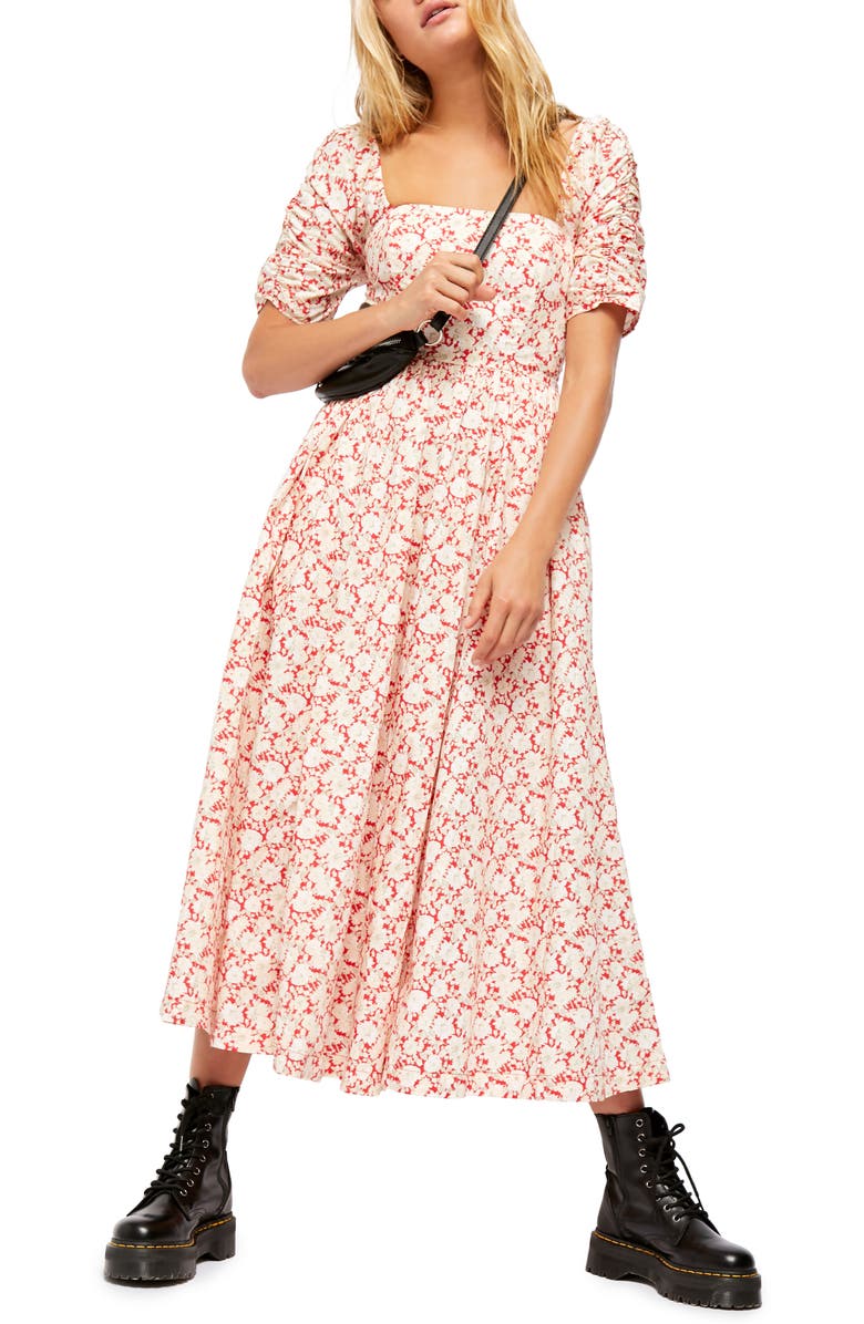 Free People She's a Dream Midi Dress, Main, color, 