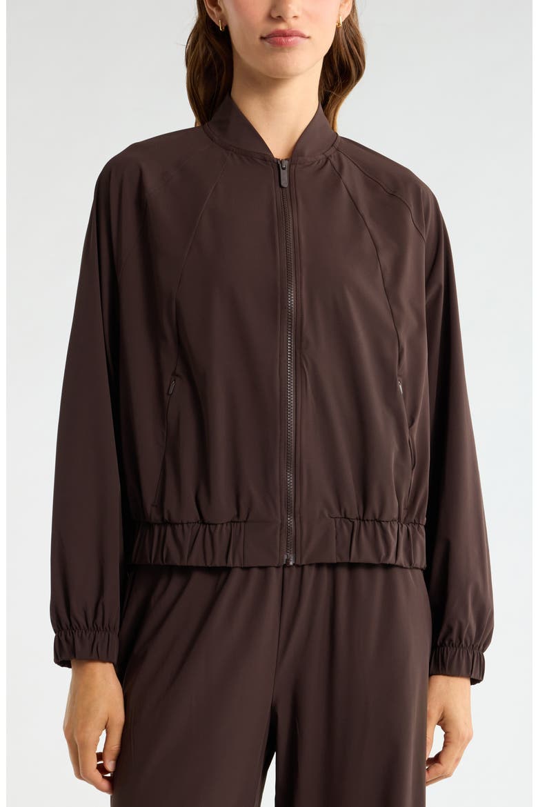 Atlas Bomber Jacket, Alternate, color, BROWN MOLE