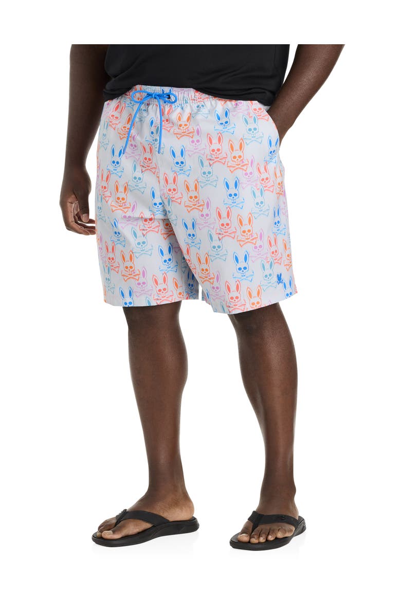 Psycho Bunny Big & Tall Loa Swim Trunks, Main, color, 