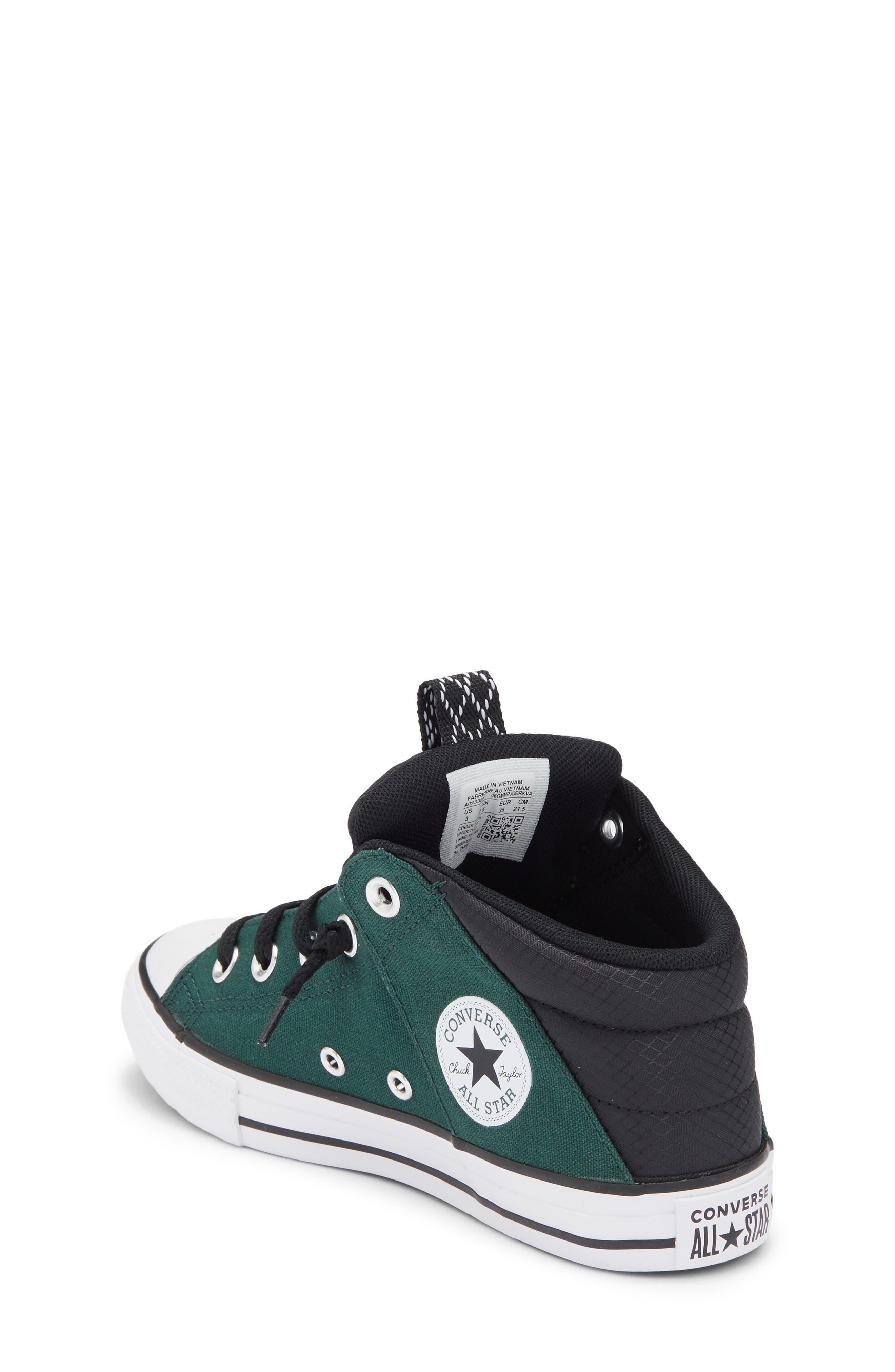 Converse Kids' Chuck Taylor<sup>®</sup> All Star<sup>®</sup> Axel Low Top Sneaker, Alternate, color, Green Envy/Black/White
