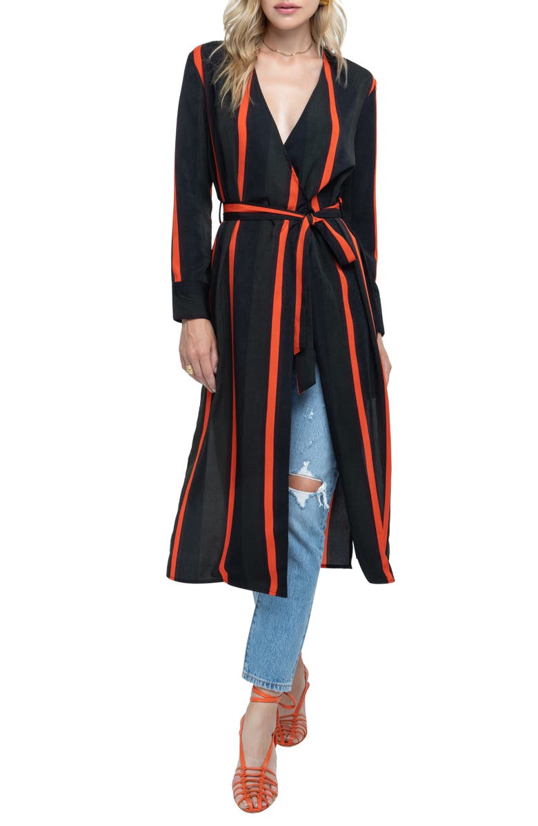 ASTR the Label Stripe Wrap Dress, Alternate, color,