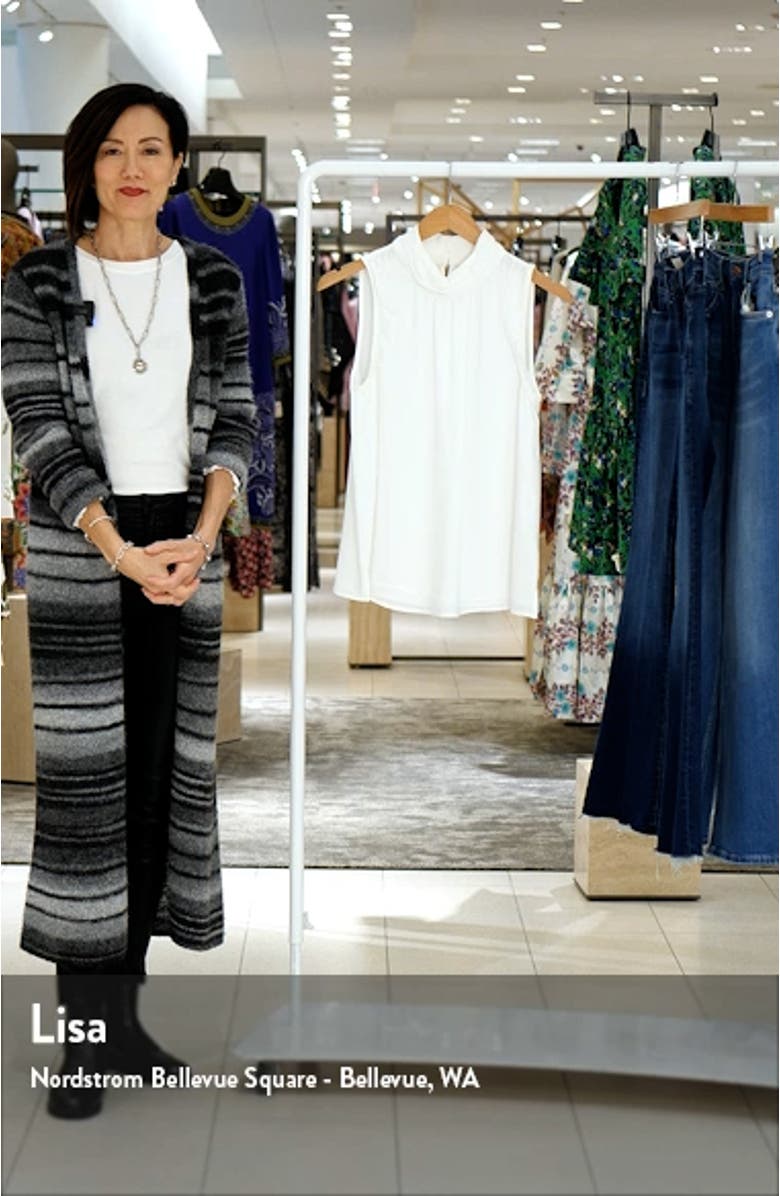 Sleeveless Drape Neck Top, sales video thumbnail