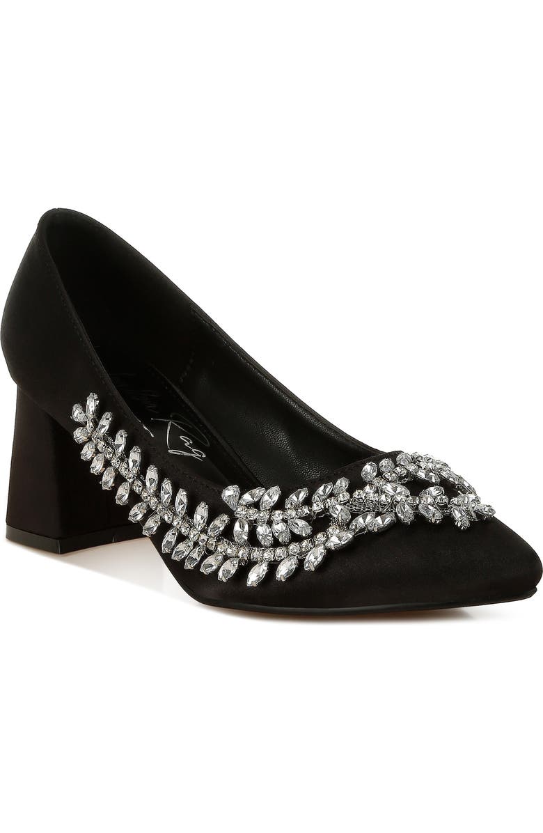 LONDON RAG Abatina Embellished Pump, Main, color, Black