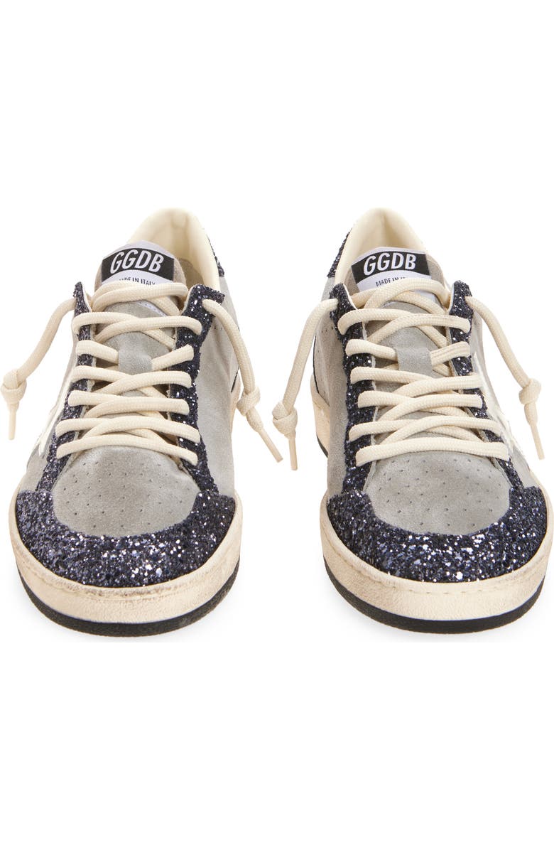 Golden Goose Ball Star Low Top Sneaker, Alternate, color, Grey/ Navy Blue/ Cream