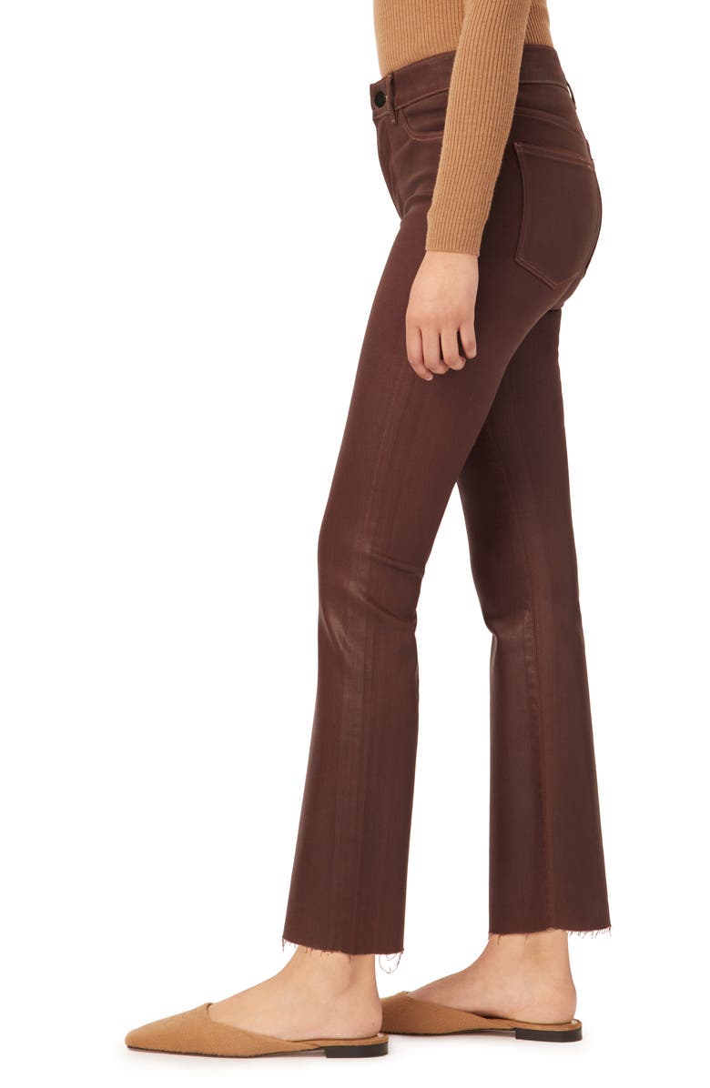 DL1961 Bridget Instasculpt Coated High Waist Ankle Bootcut Jeans, Alternate, color, 