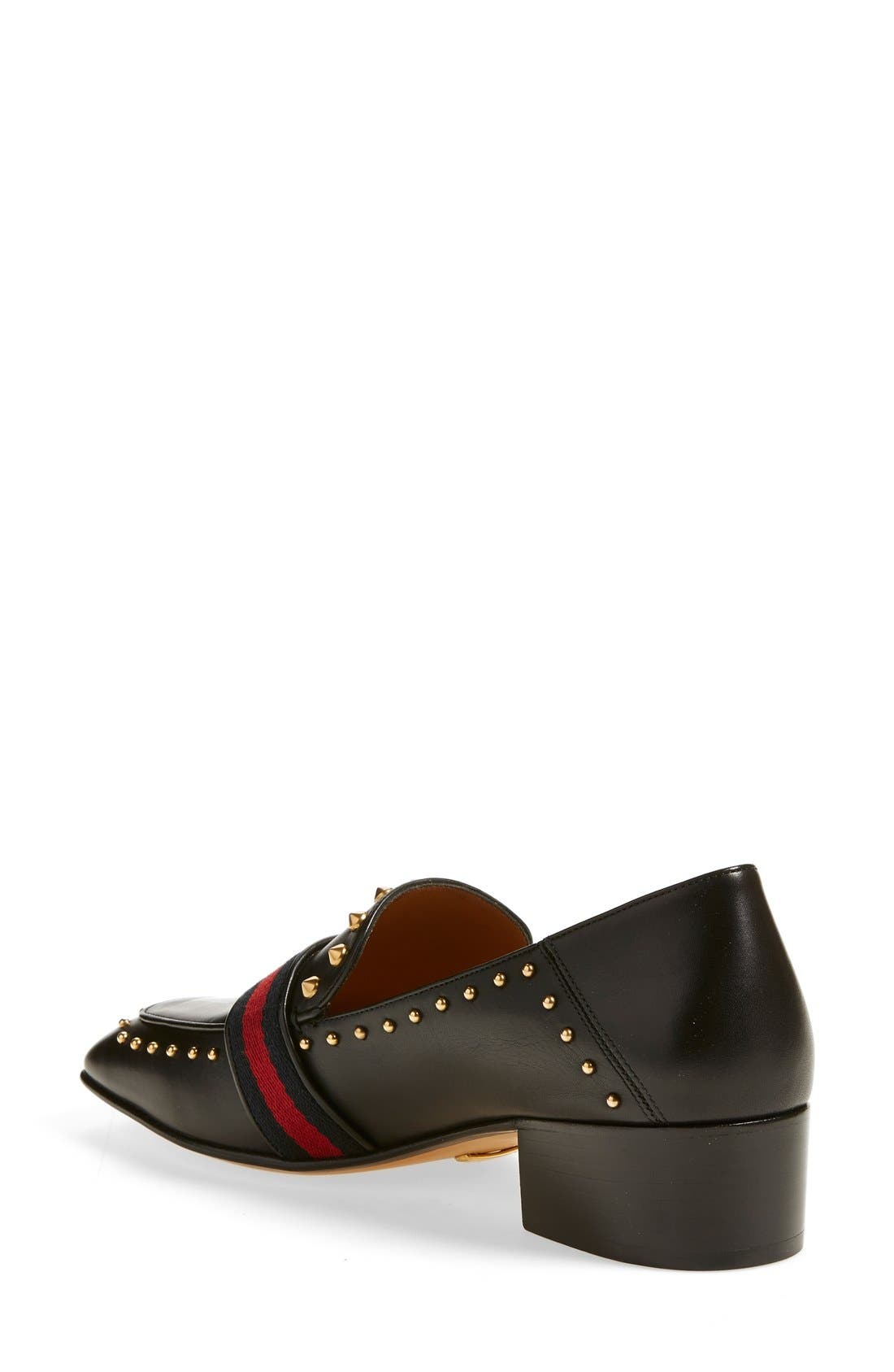 Gucci 'Peyton' Loafer Pump, Alternate, color, 