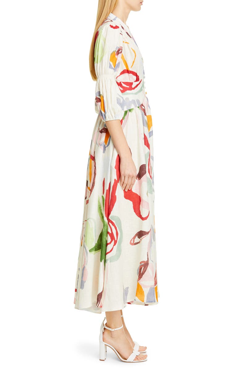 Cult Gaia Willow Eyelet Maxi Dress, Alternate, color, 