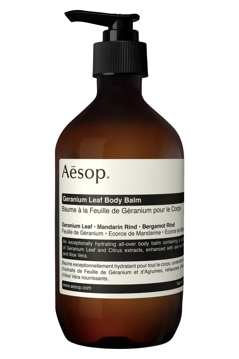 Geranium Leaf Body Balm, Main, color, PUMP