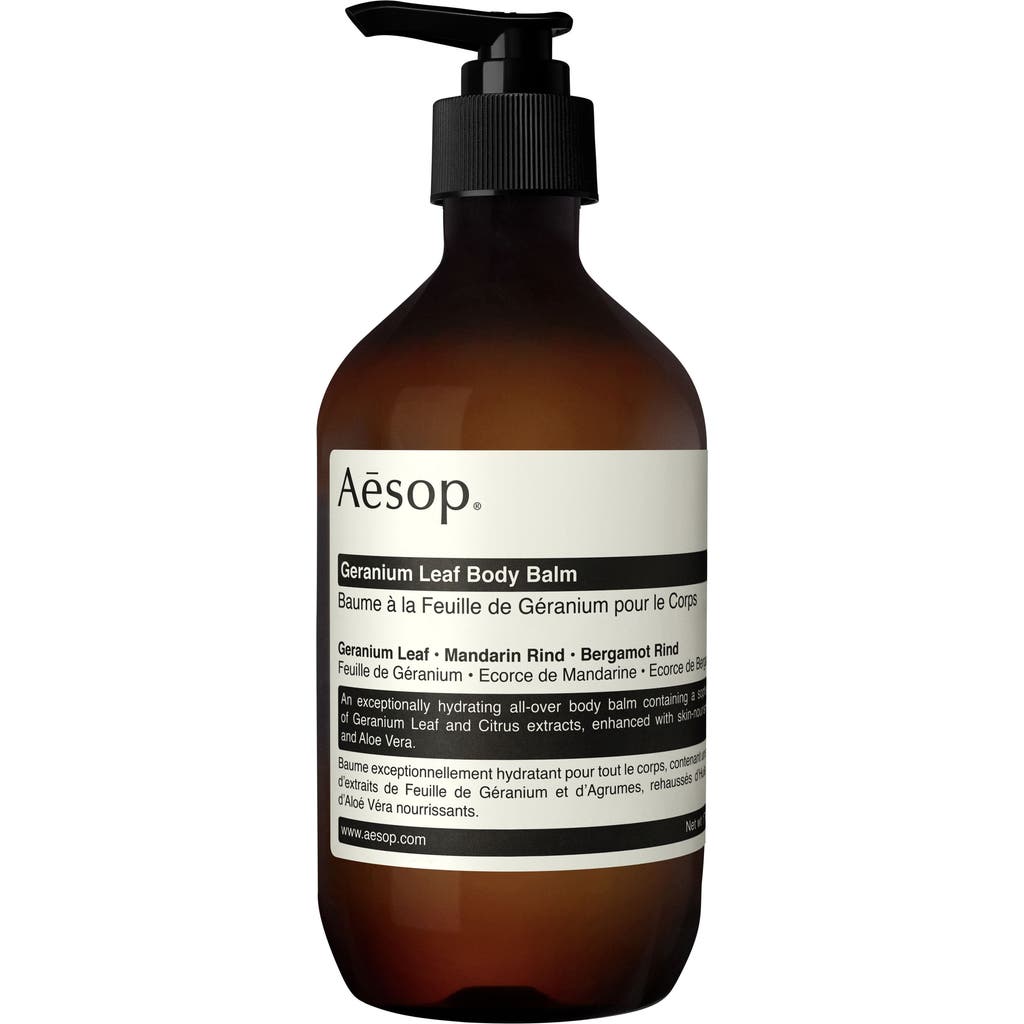Aesop Geranium Leaf Body Balm in Pump at Nordstrom, Size 16.9 Oz