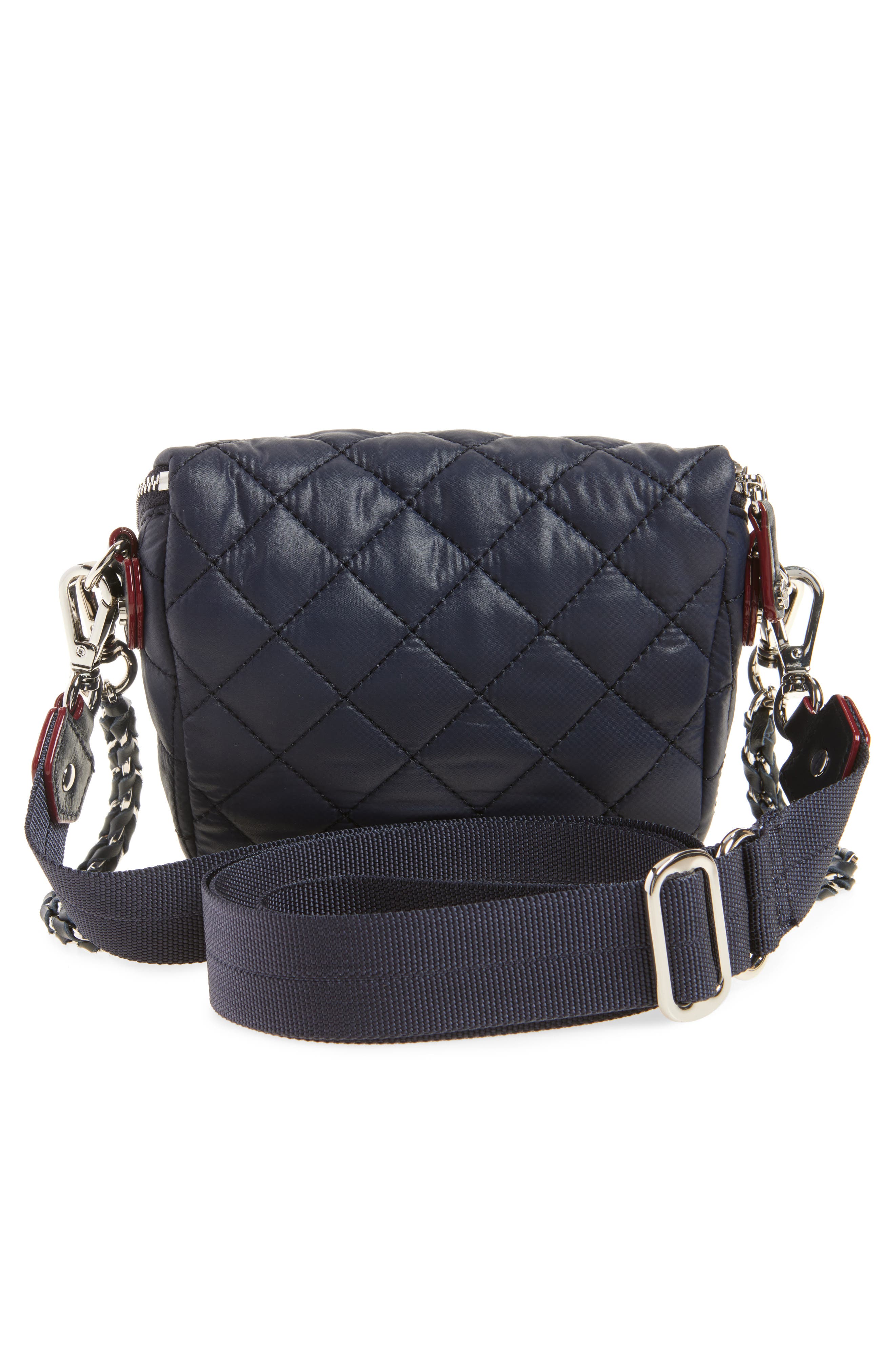 MZ Wallace Micro Crosby Diamond Quilted Nylon Sling Bag, Alternate, color, Dawn