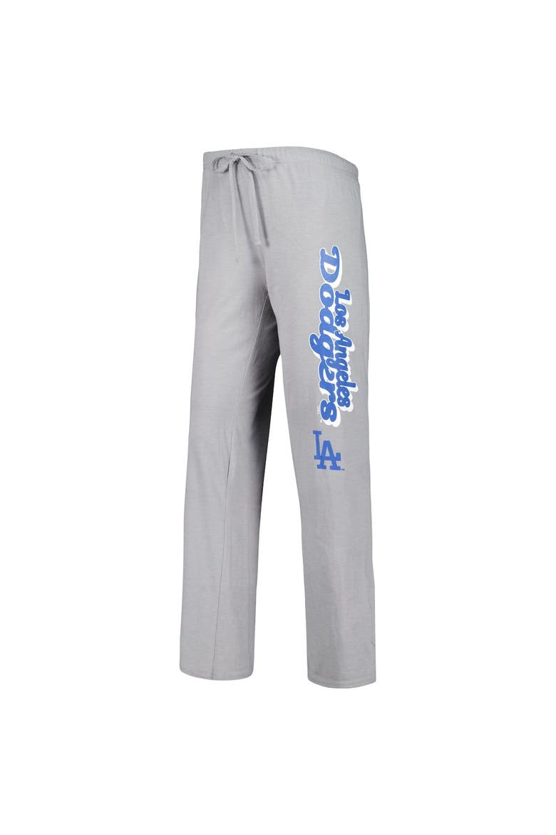 Women's Concepts Sport Gray/Royal Los Angeles Dodgers Wordmark Meter Muscle Tank Top & Pants Sleep Set, Alternate, color, Gray