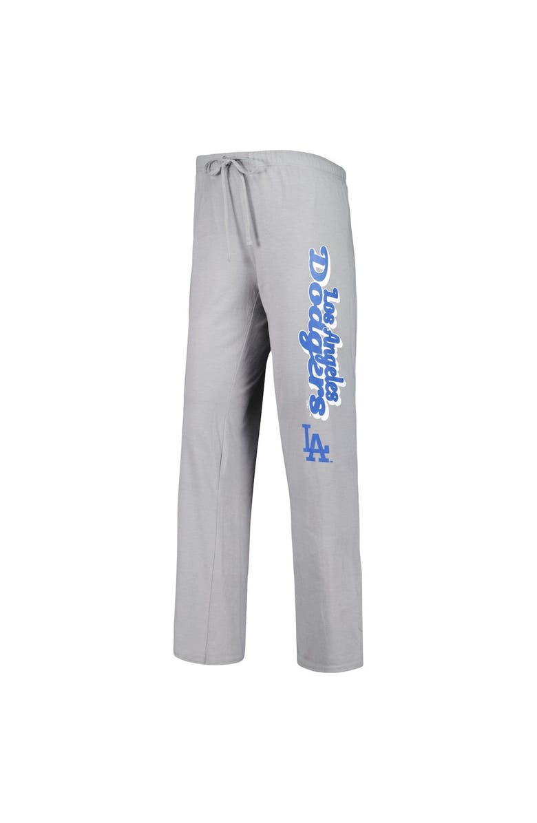 CONCEPTS SPORT Women's Concepts Sport Gray/Royal Los Angeles Dodgers Wordmark Meter Muscle Tank Top & Pants Sleep Set, Alternate, color, Gray