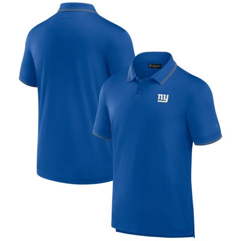 Men's Fanatics Signature Royal New York Giants Pique Polo Shirt
