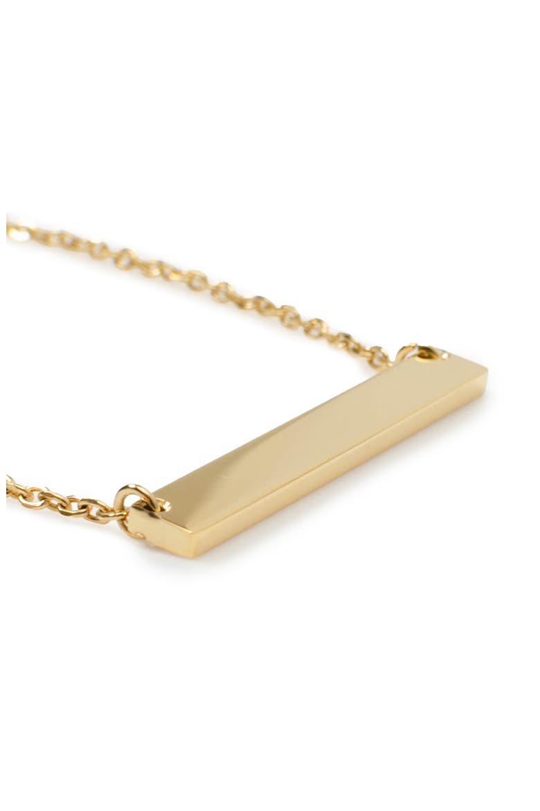 Men's Engravable Goldtone Necklace, Alternate, color, GOLD