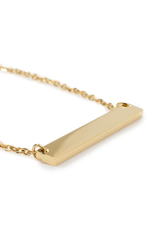 Cufflinks, Inc Engravable Goldtone Necklace In Gold