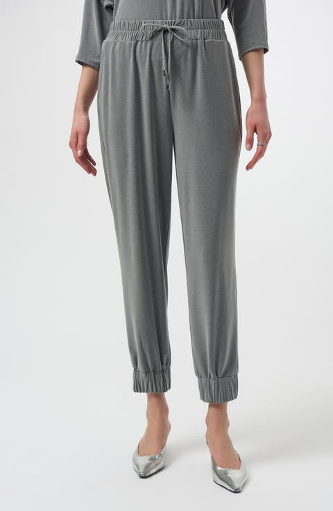 Melange Silky Knit Joggers