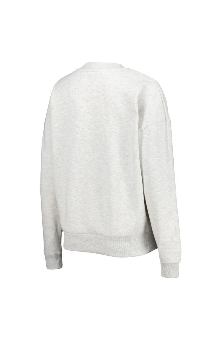 GAMEDAY COUTURE Women's Gameday Couture Heather Gray Iowa State Cyclones Chenille Patch Fleece Pullover Sweatshirt, Alternate, color, Heather Gray