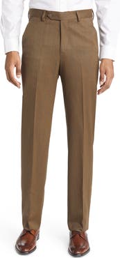 Berle Pleated Worsted Wool Gabardine Pants
