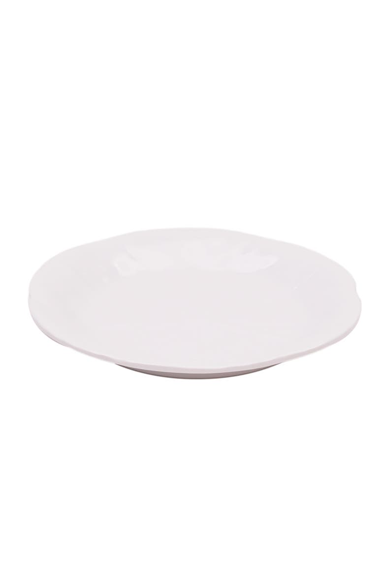 C&F Home White Cabbage Leaf Set of 4 Salad Serving Plates 8.5", Alternate, color, Green