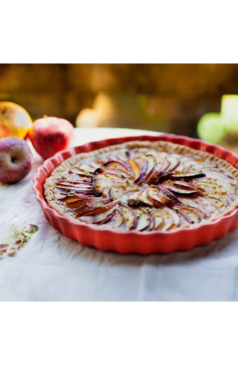 Emile Henry 11-Inch Deep Tart Dish, 2.1 Quart, Alternate, color, Clay