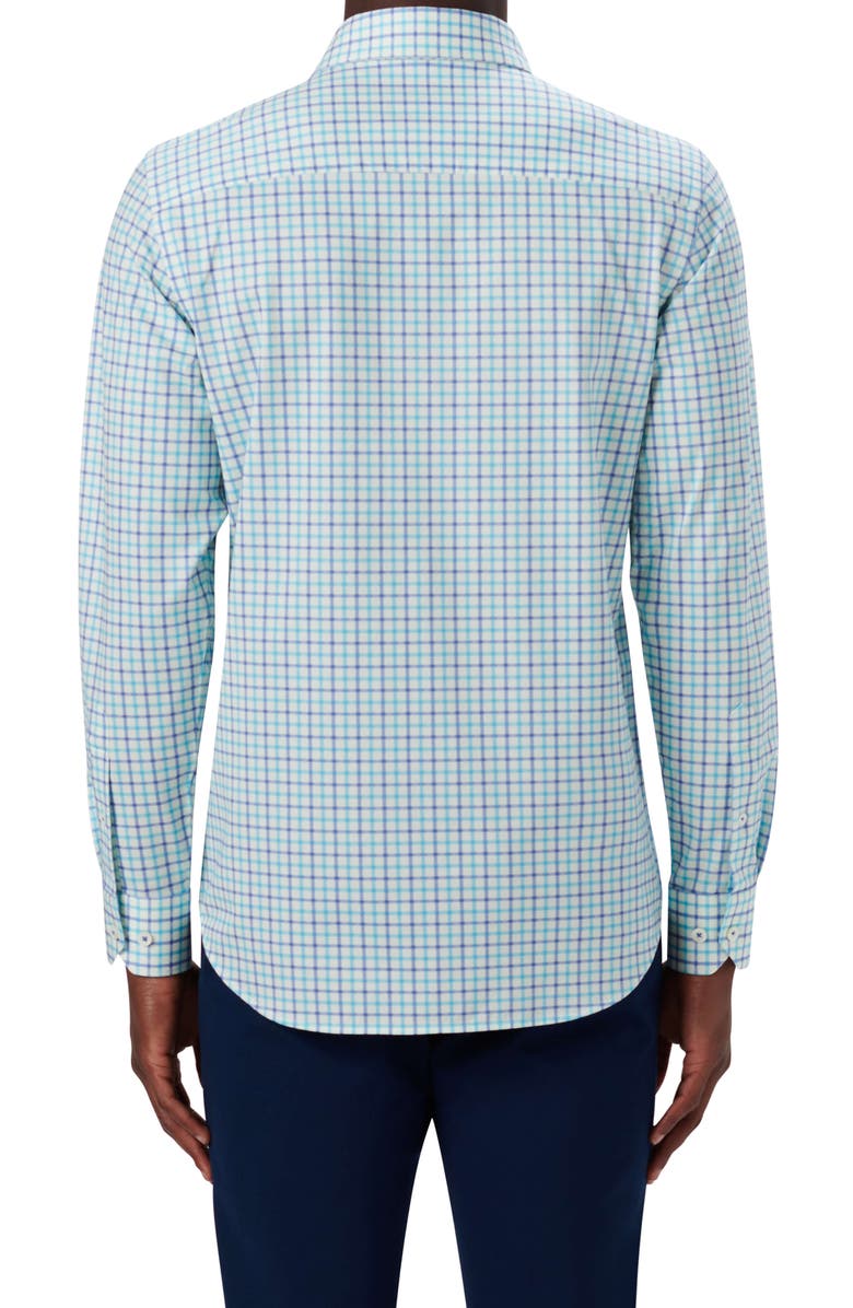Bugatchi OoohCotton<sup>®</sup> Check Button-Up Shirt, Alternate, color,