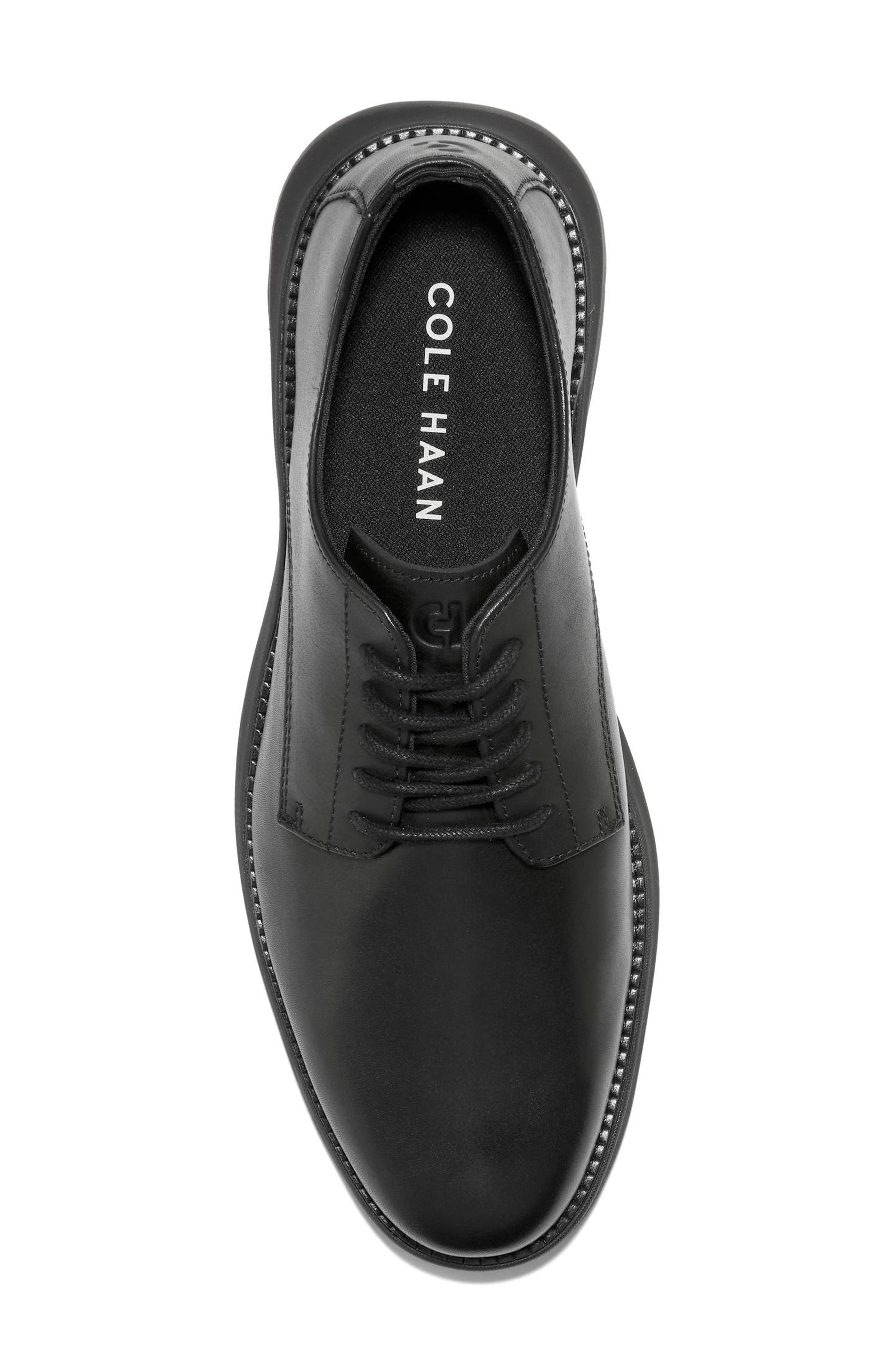 Cole Haan Grand Shadowlite Plain Toe Derby, Alternate, color, Black / Black / Black
