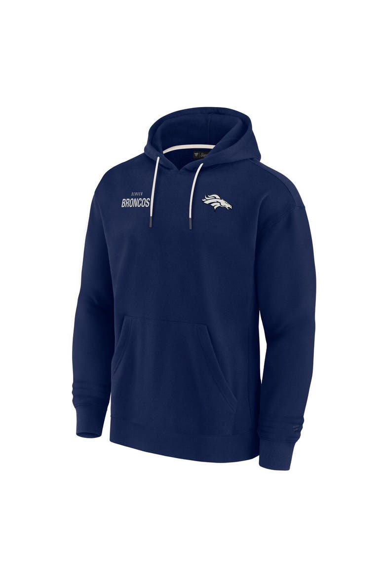 Unisex Fanatics Signature Navy Denver Broncos Elements Super Soft Fleece Pullover Hoodie, Alternate, color, Navy