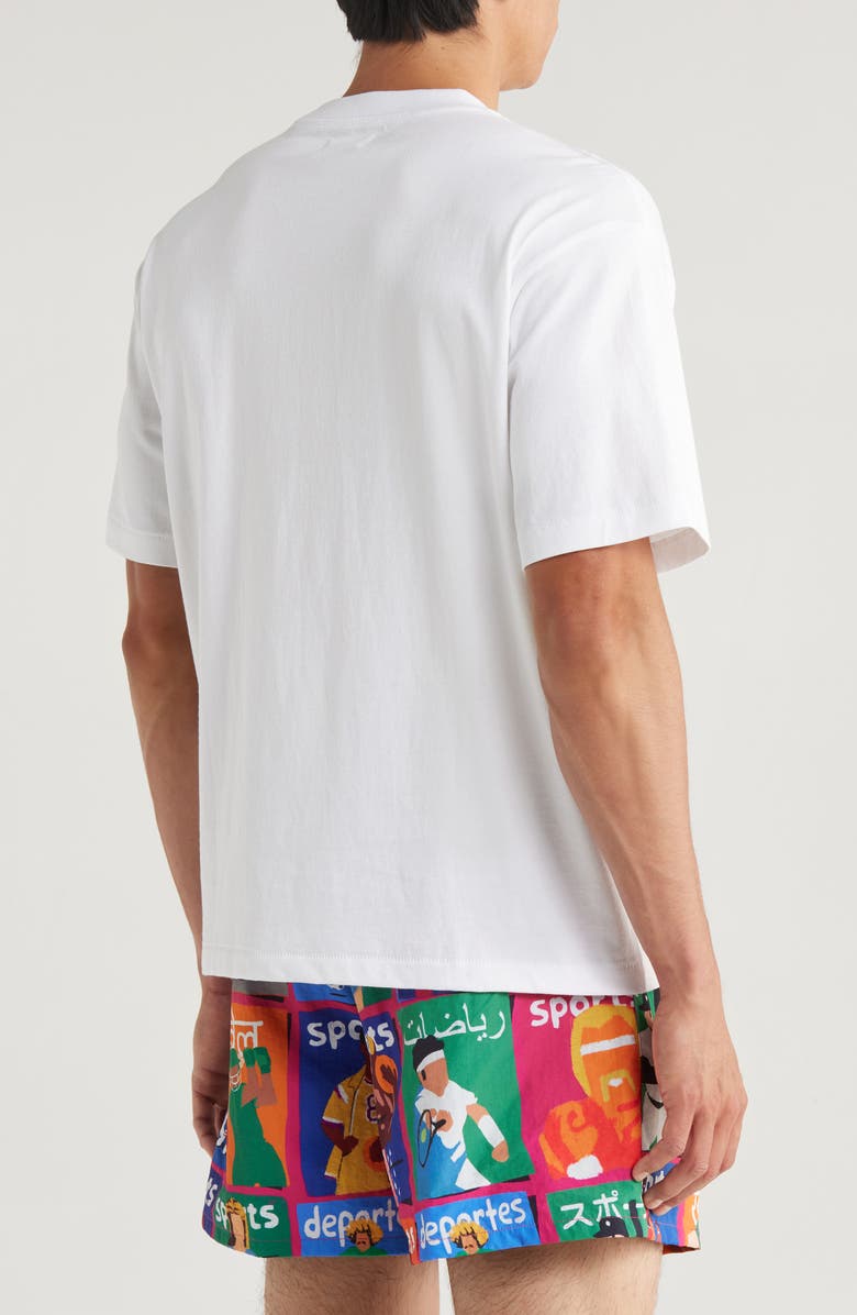 MARKET Basketball Cotton Graphic T-Shirt, Alternate, color, White