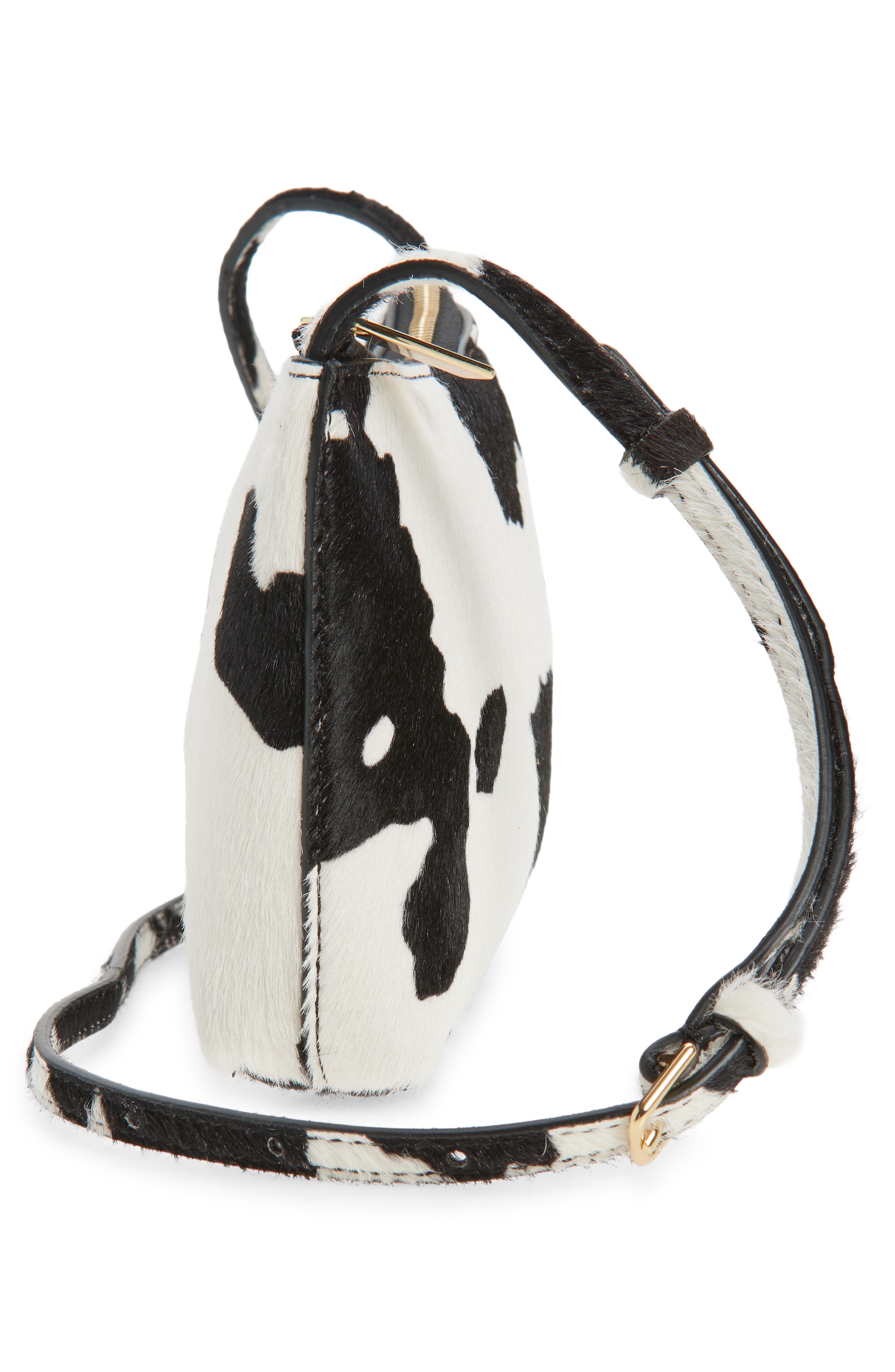 Mansur Gavriel Mini Gaia Crossbody Bag, Alternate, color, Printed Pony Hair